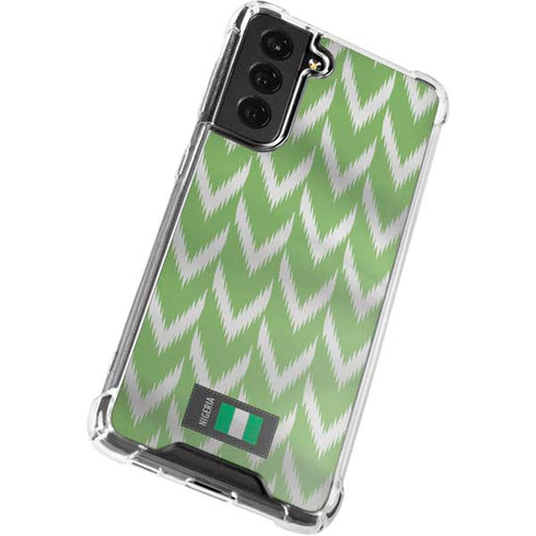 Nigeria Soccer Flag Galaxy S22 Plus Clear Case